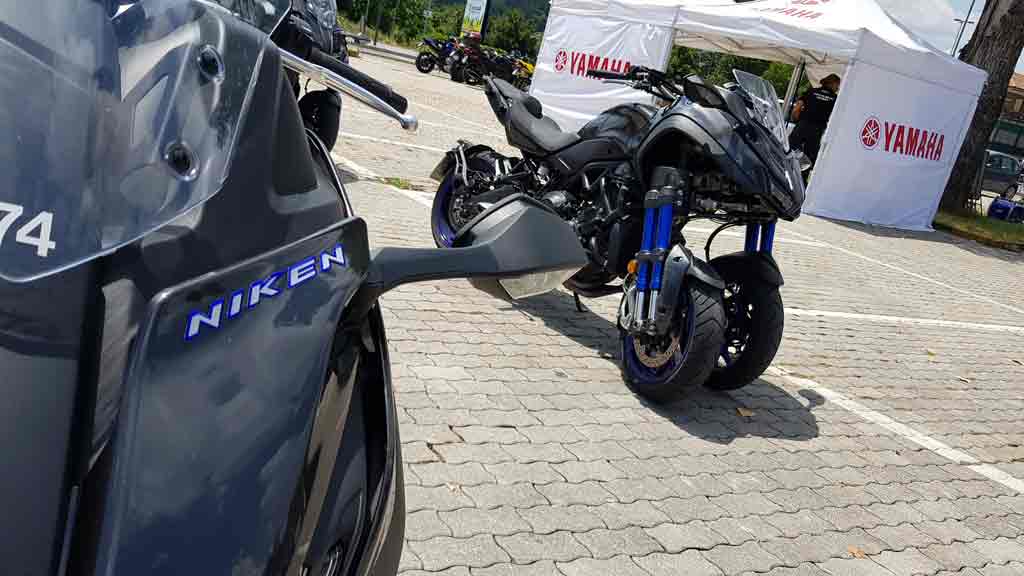 Yamaha Niken 850 in prova